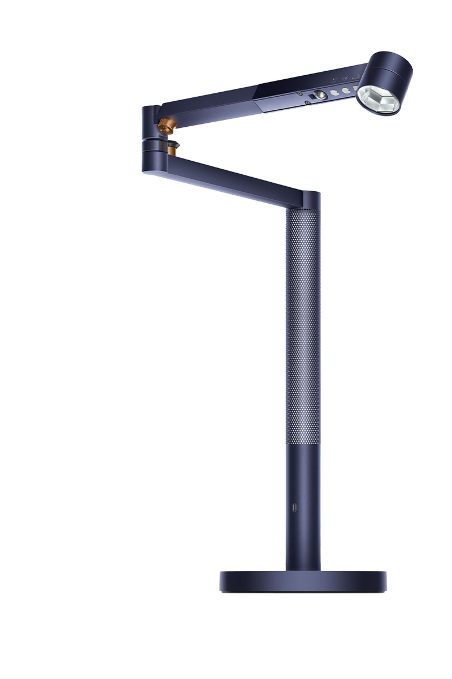 Lampe de Bureau Solarcycle Morph Bleu de Prusse/Cuivré