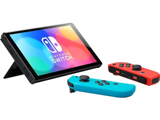Nintendo Switch – Modèle OLED (bleu néon/rouge néon)