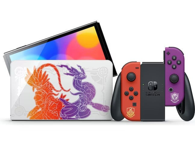 Nintendo Switch – Modèle OLED Édition Pokémon Écarlate & Violet
