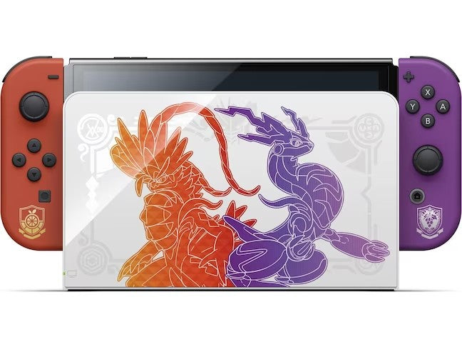 Nintendo Switch – Modèle OLED Édition Pokémon Écarlate & Violet