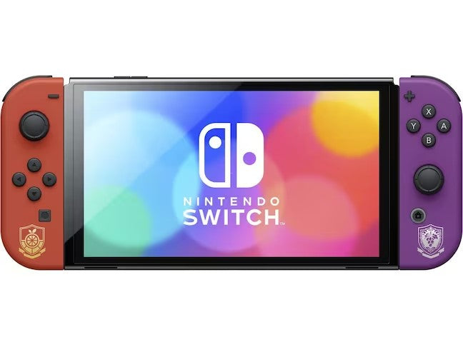 Nintendo Switch – Modèle OLED Édition Pokémon Écarlate & Violet